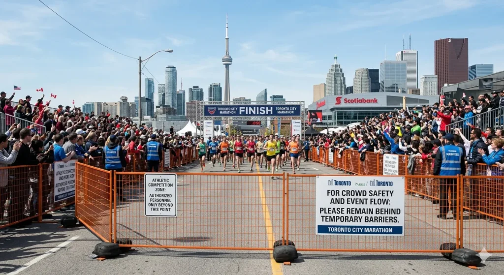 Lennex - Sports Event and Race Barriers Crowd Control for Athletic Events and Competitions